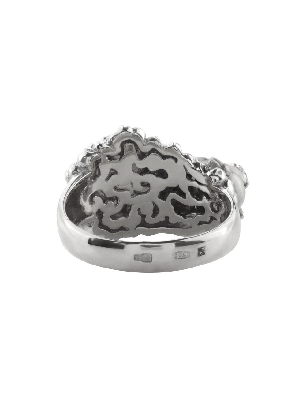 Кольцо из белого золота c жемчугом