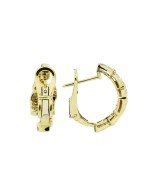 Серьги из лимонного золота c бриллиантами