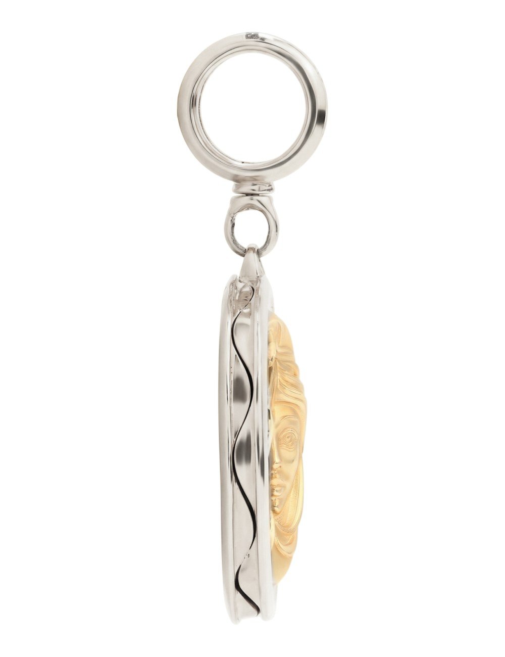 Подвеска из белого золота c лазуритом