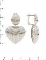 Серьги из белого золота