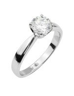 Кольцо из белого золота c бриллиантами