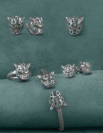 Серьги из белого золота