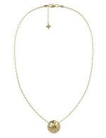 Колье из лимонного золота c бриллиантами