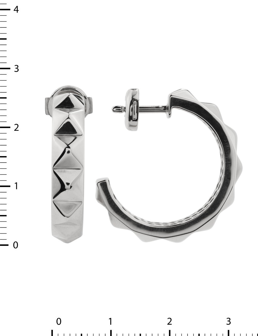 Серьги из белого золота