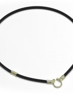 Шнурок шёлковый из зелёного золота c шёлковым шнурком