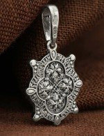 Образок из белого золота