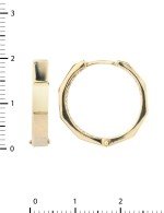 Серьги из лимонного золота