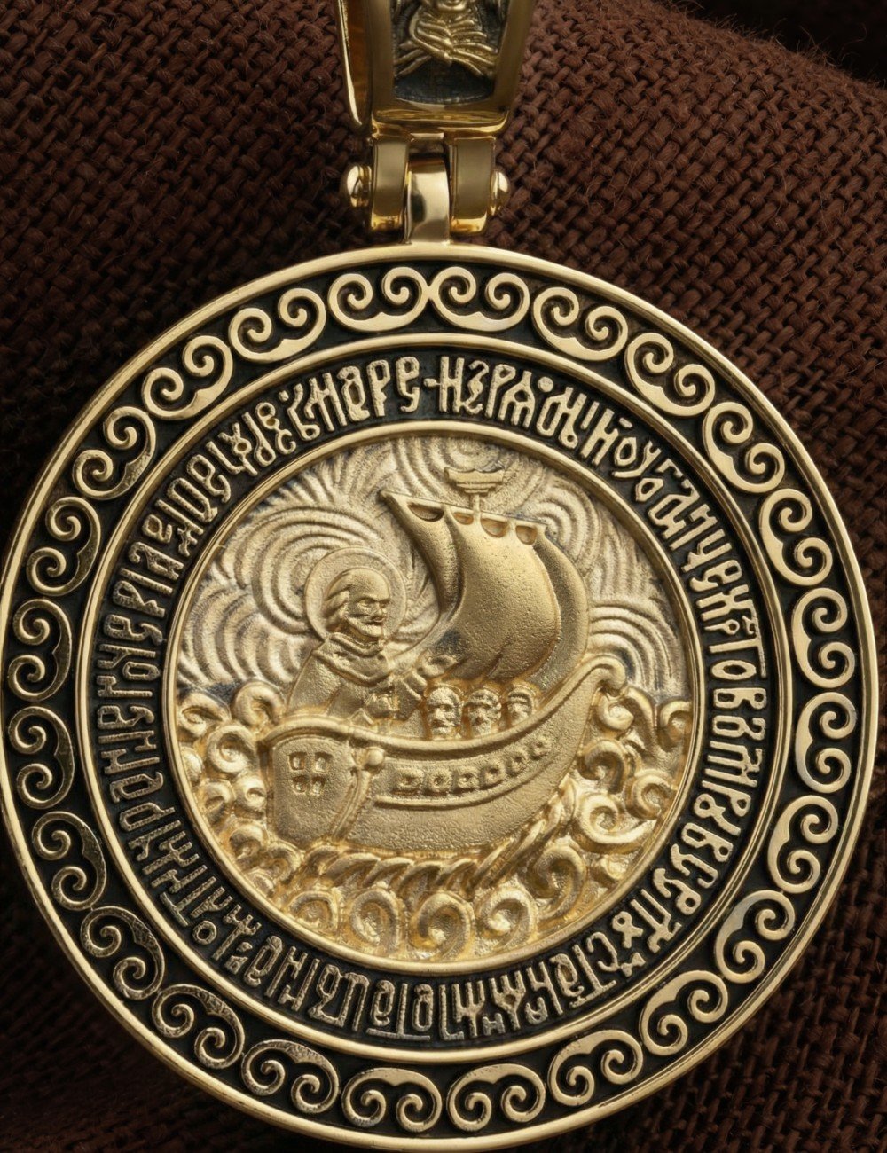 Образок из лимонного золота