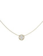 Колье из лимонного золота c бриллиантами