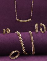 Серьги из лимонного золота