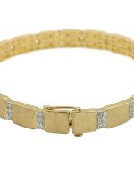 Браслет из лимонного золота c бриллиантами
