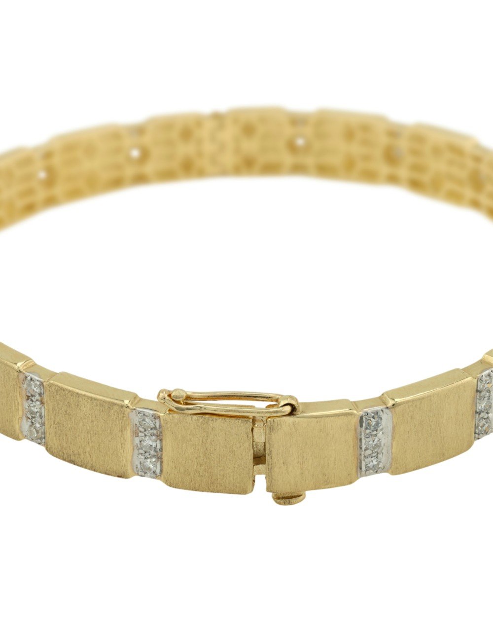Браслет из лимонного золота c бриллиантами