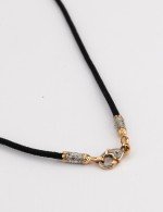 Шнурок шёлковый из золота c шёлковым шнурком