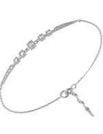 Браслет из белого золота c бриллиантами