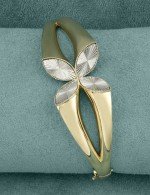 Браслет из лимонного золота c рубином