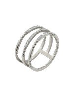 Кольцо из белого золота c бриллиантами