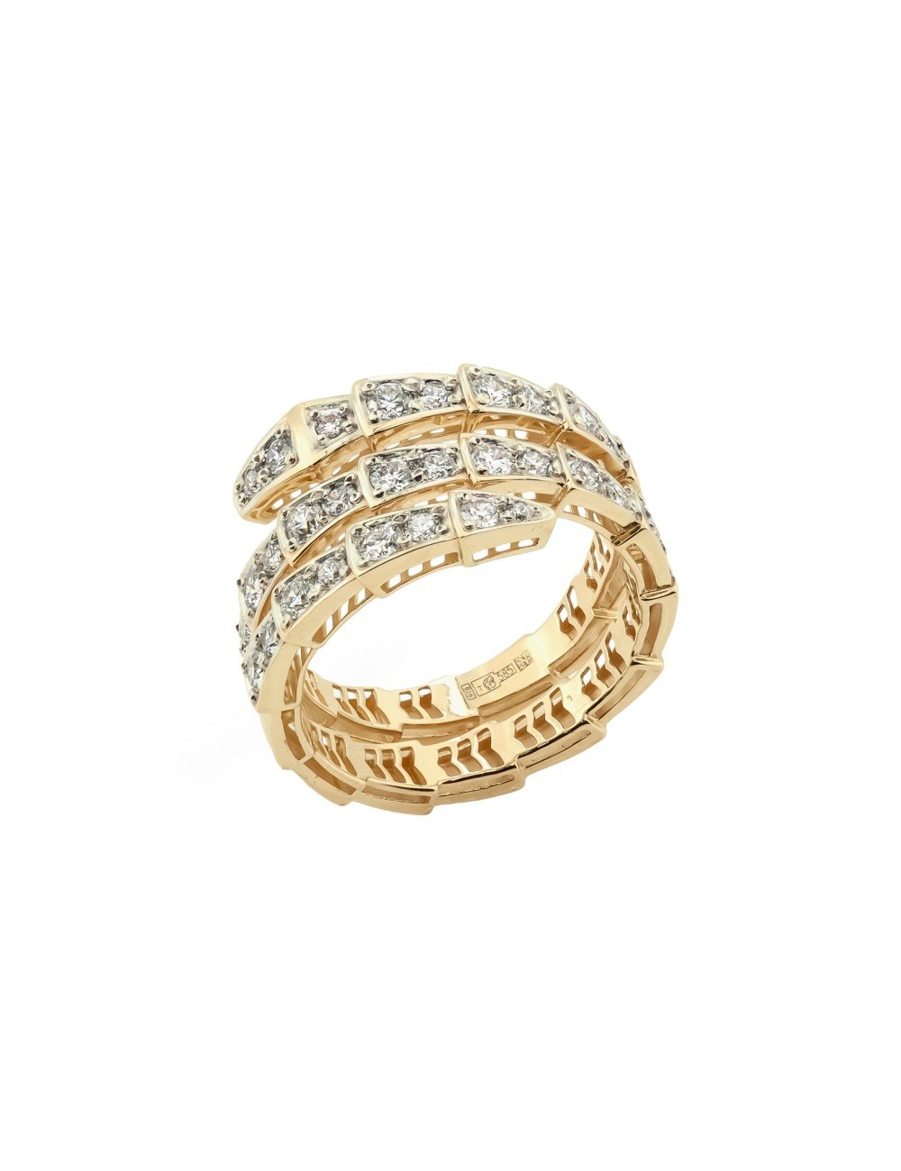 Кольцо из золота c бриллиантами