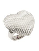 Кольцо из белого золота c рубином