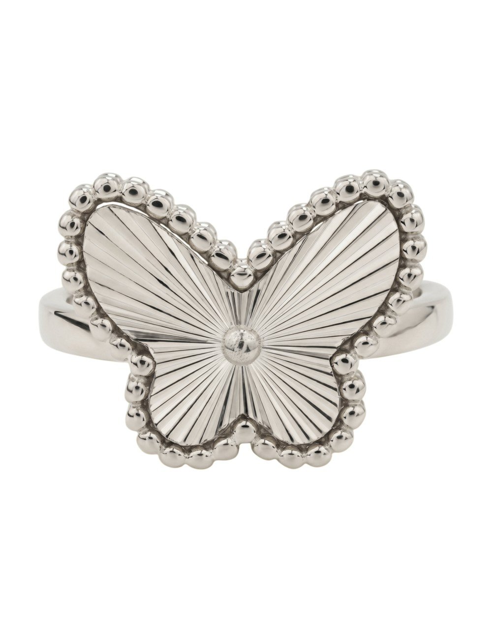 Кольцо из белого золота c рубином