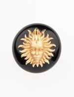 Кольцо из золота c ониксом