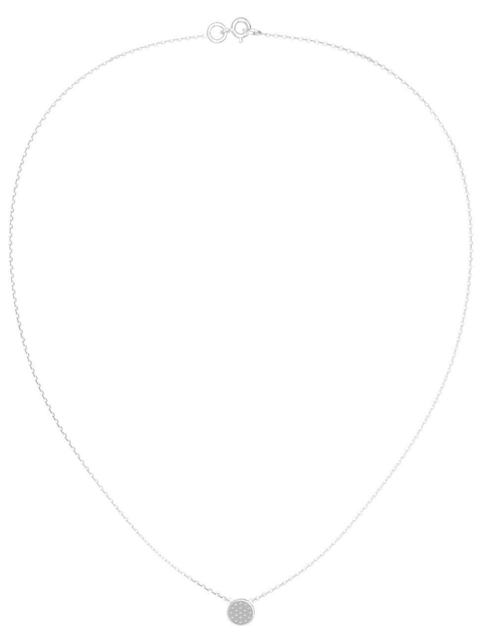 Колье из белого золота c бриллиантами