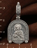 Образок из белого золота