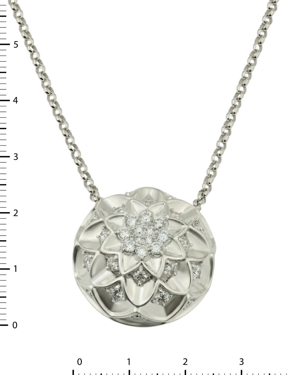 Колье из белого золота c бриллиантами