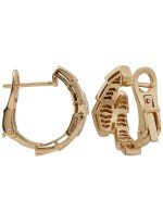 Серьги из золота c бриллиантами