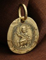 Образок из лимонного золота