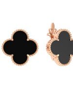 Серьги из золота c ониксом