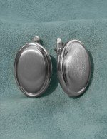 Серьги из белого золота