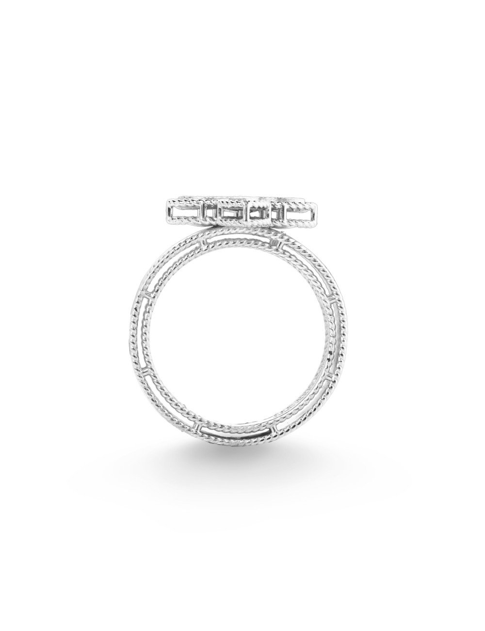 Кольцо из белого золота