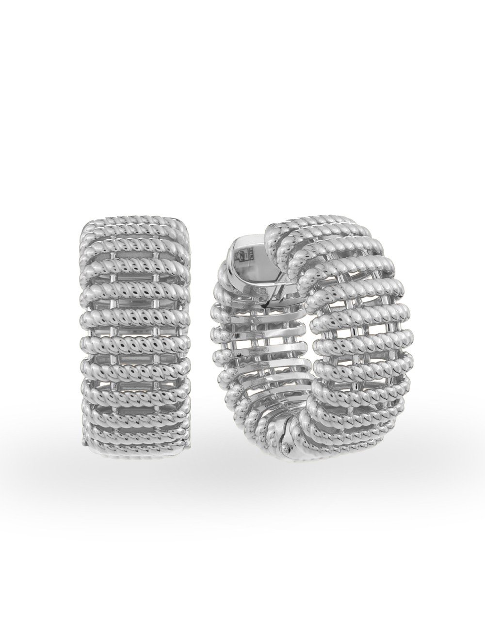 Серьги из белого золота