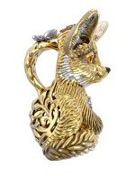 Подвеска из лимонного золота c эмалью и фианитом