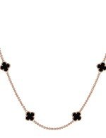 Колье из золота c ониксом