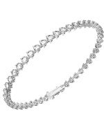 Браслет из белого золота c бриллиантами