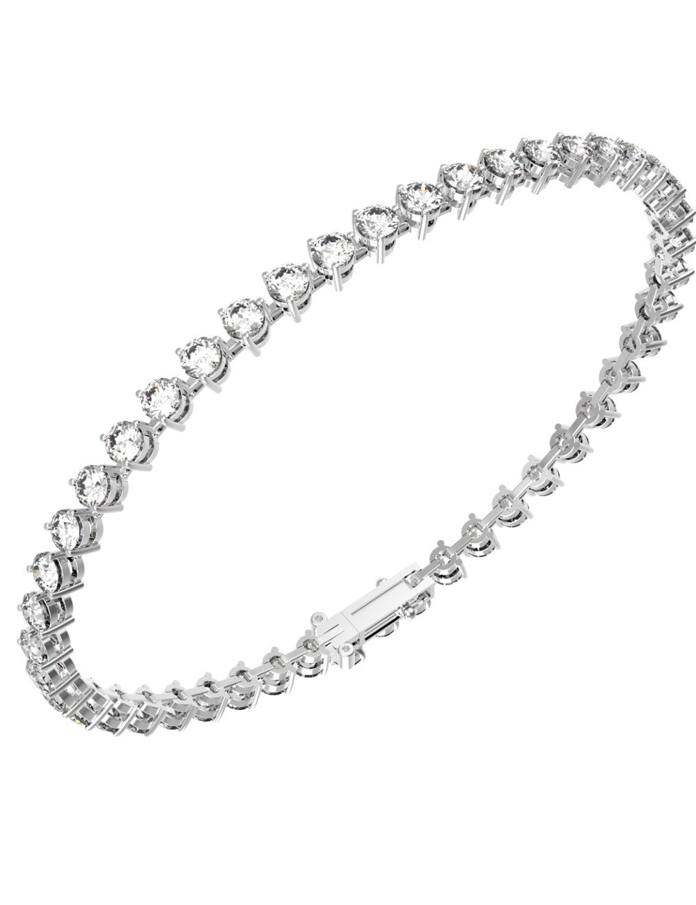 Браслет из белого золота c бриллиантами