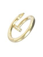 Кольцо из лимонного золота c бриллиантами