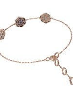 Браслет из золота c лазуритом и перламутром