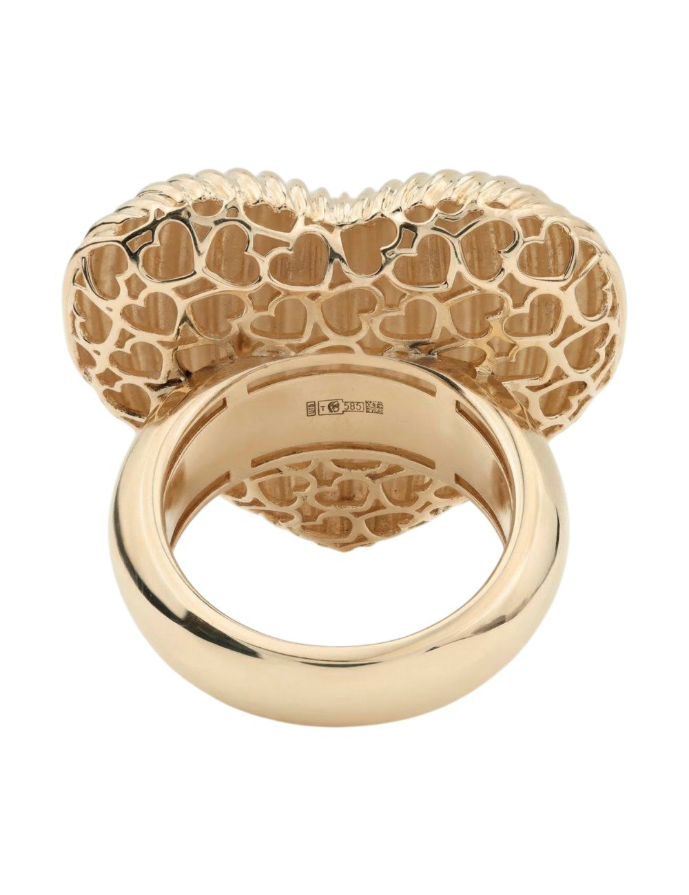 Кольцо из золота c рубином