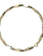 Браслет из лимонного золота c малахитом и перламутром