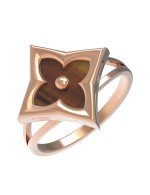 Кольцо из золота c тигровым глазом