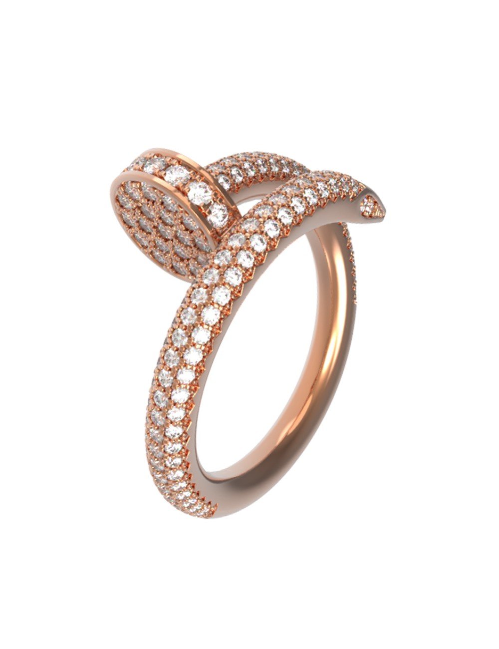 Кольцо из золота c бриллиантами