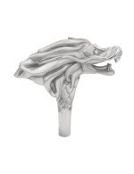 Кольцо из белого золота c бриллиантами