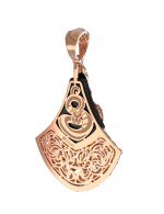 Подвеска из золота c бриллиантами и ониксом