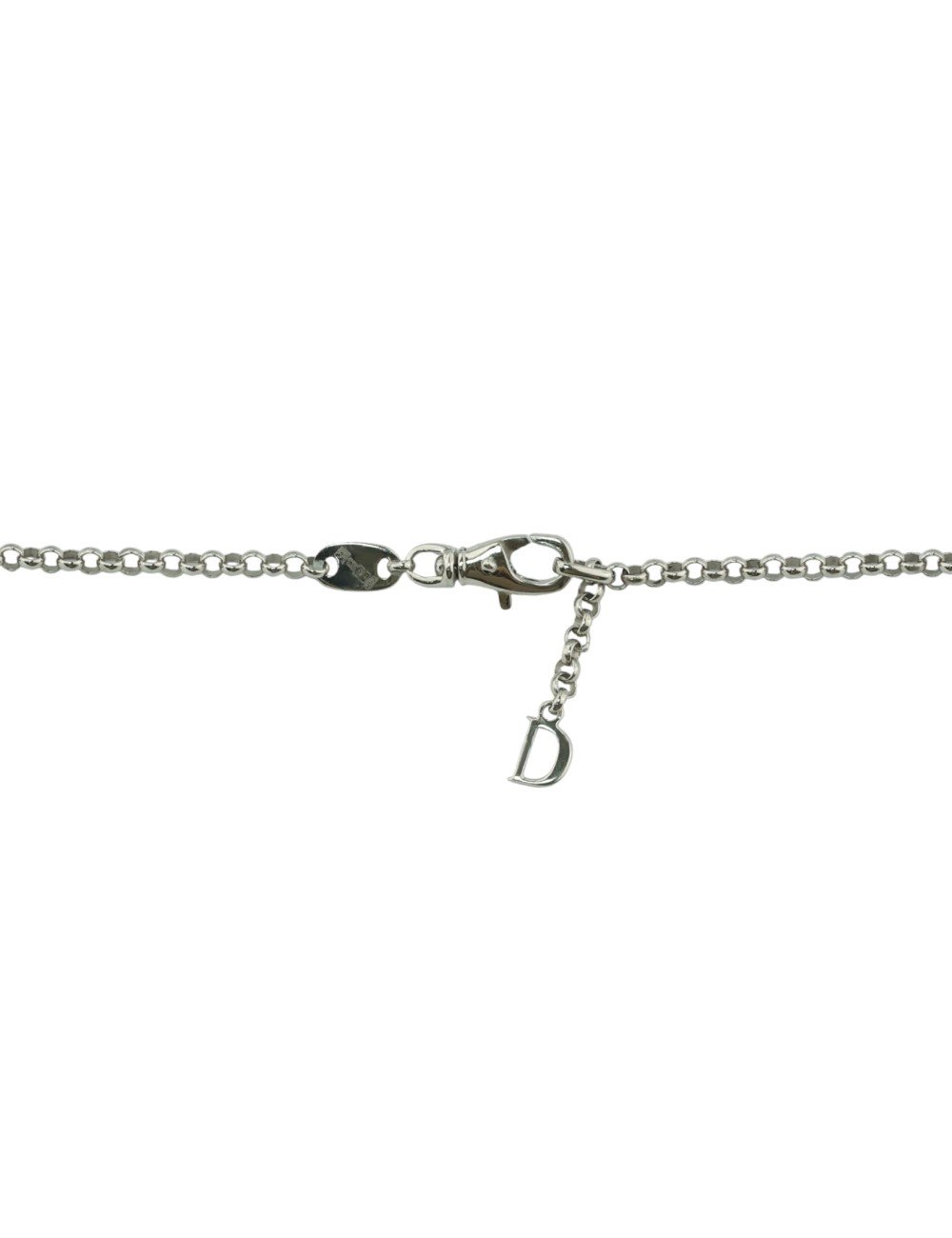 Крест из белого золота c бриллиантами