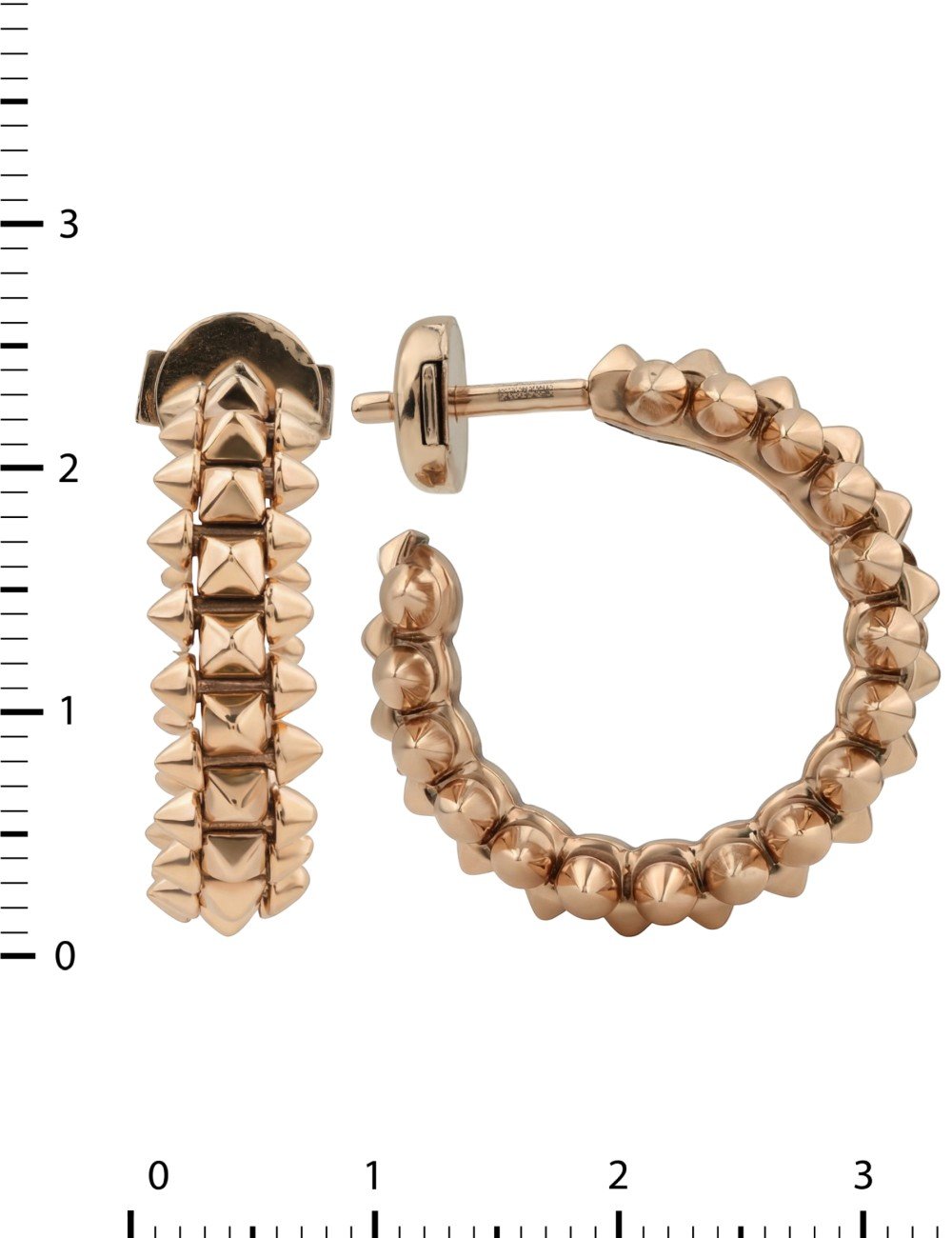 Серьги из розового золота