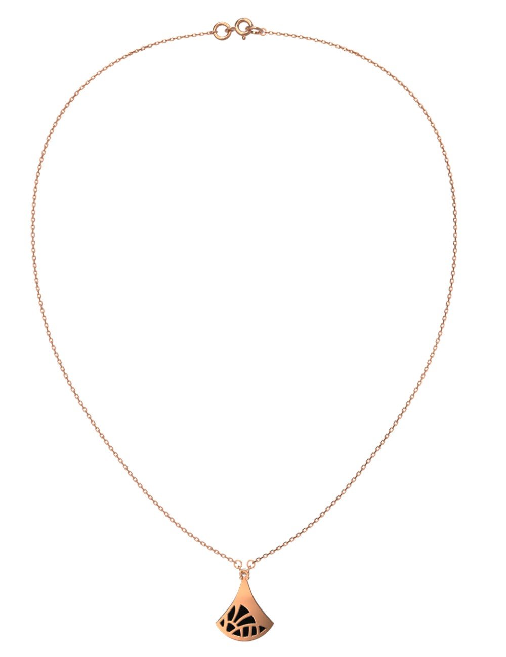 Колье из золота c бриллиантами и ониксом