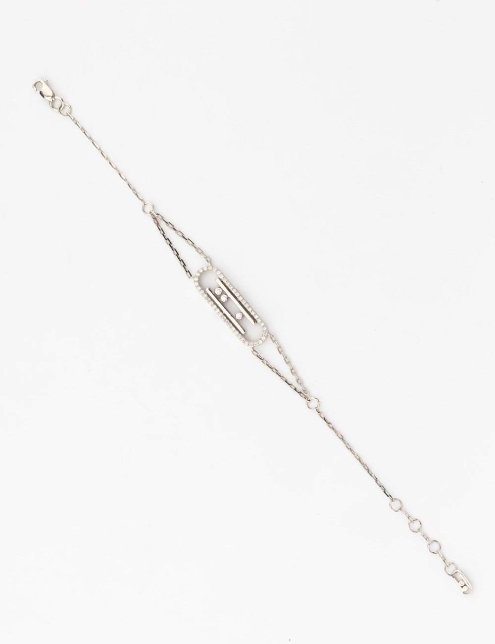 Браслет из белого золота c бриллиантами