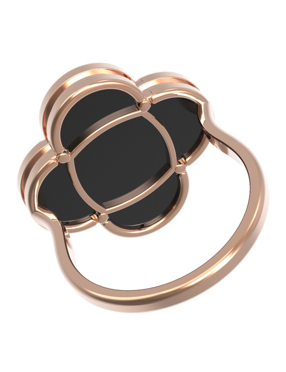 Кольцо из золота c ониксом